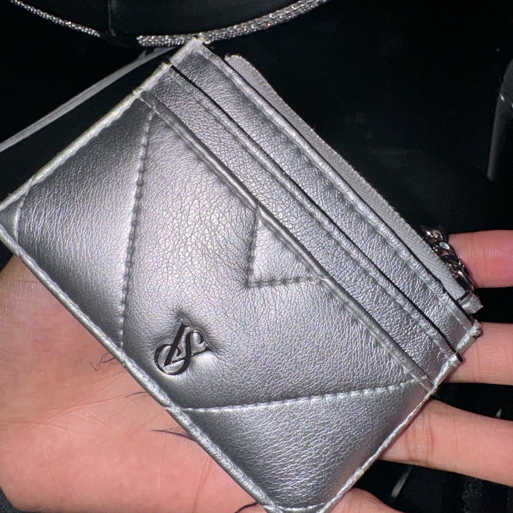 Silver Victoria secret wallet